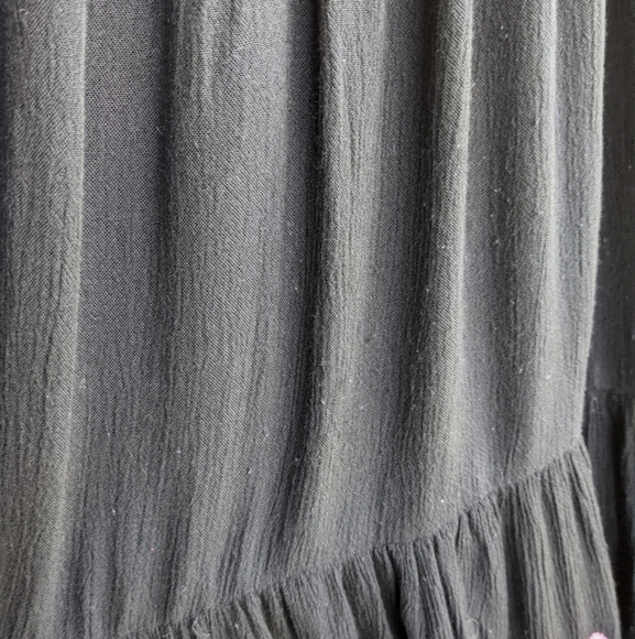 Free People XS Te Amo Mini Dress Embroidered Black - Picture 14 of 16